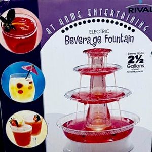 Beverage (cheese,chocolate, marinara?) fountain